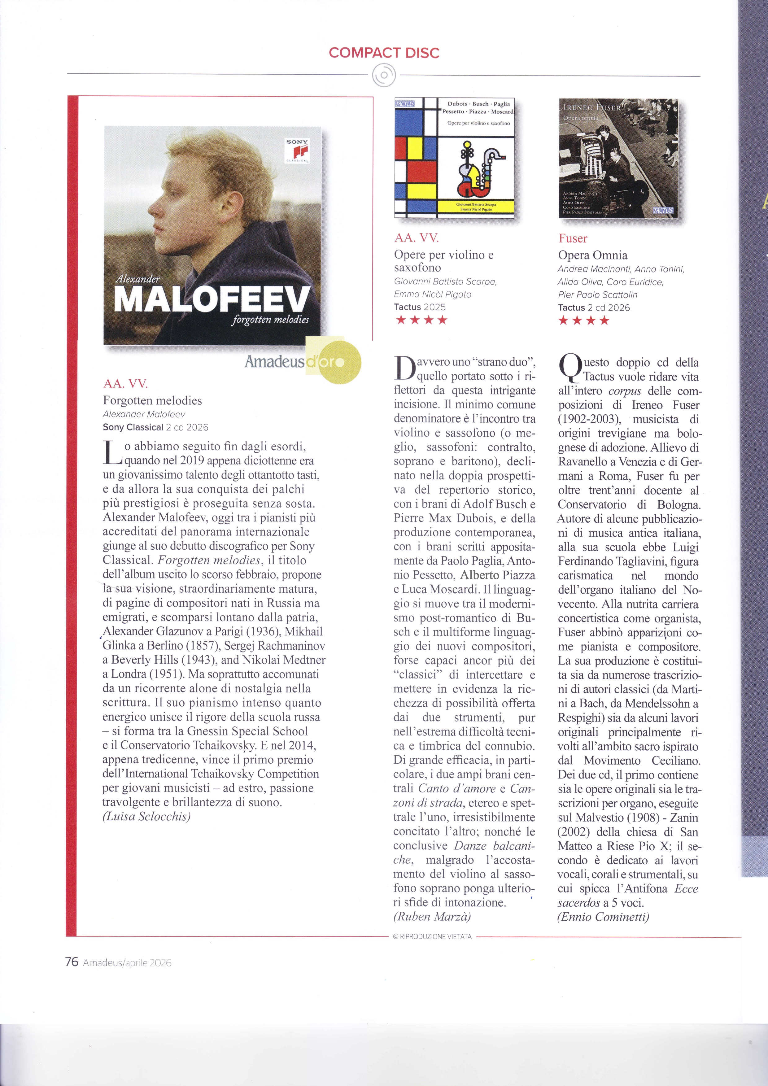 Amadeus Review - April 2026